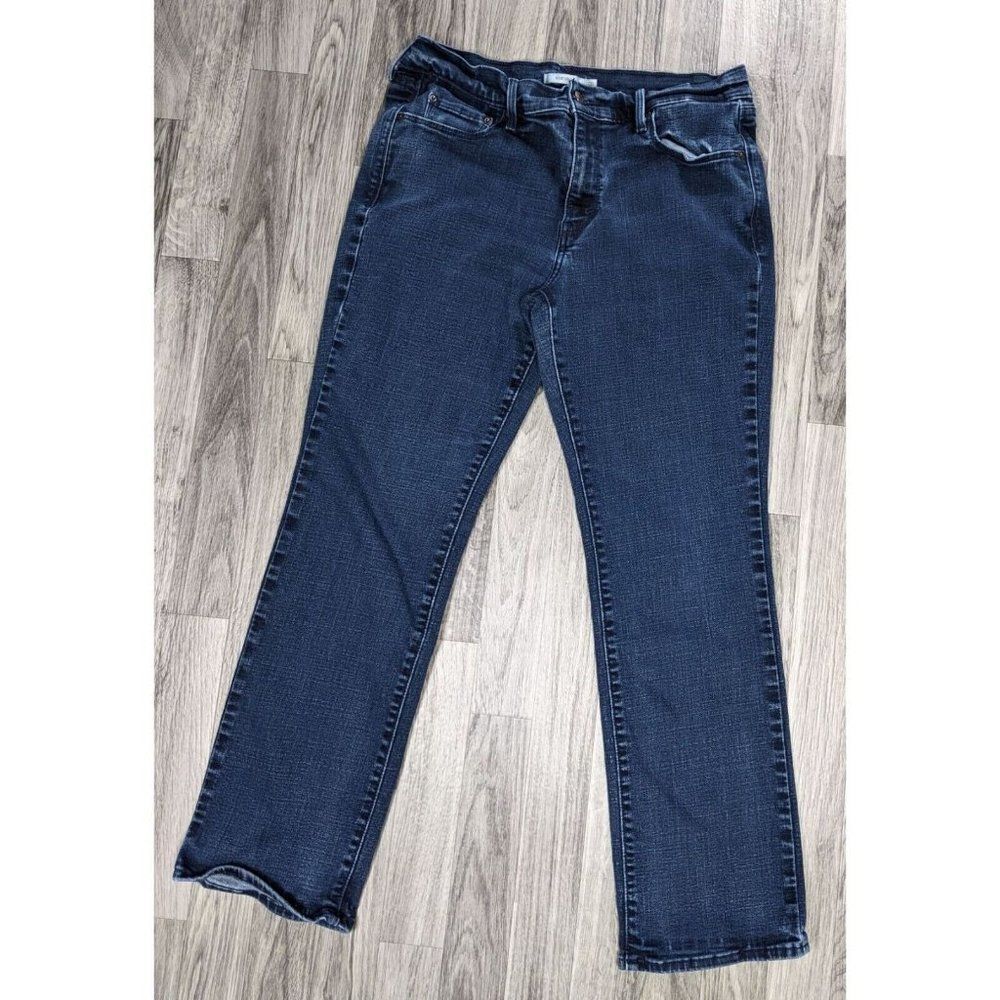 Levi Strauss & Co 505‎ Womens Size 31 Straight Embroidered Pockets Denim Jeans